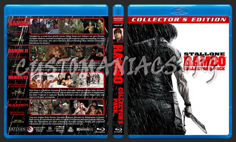 Rambo Collectors Pack blu-ray cover