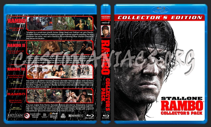 Rambo Collectors Pack blu-ray cover