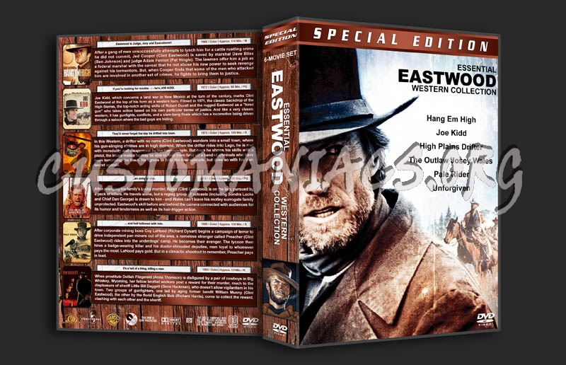 Essential Eastwood Western Collection dvd cover