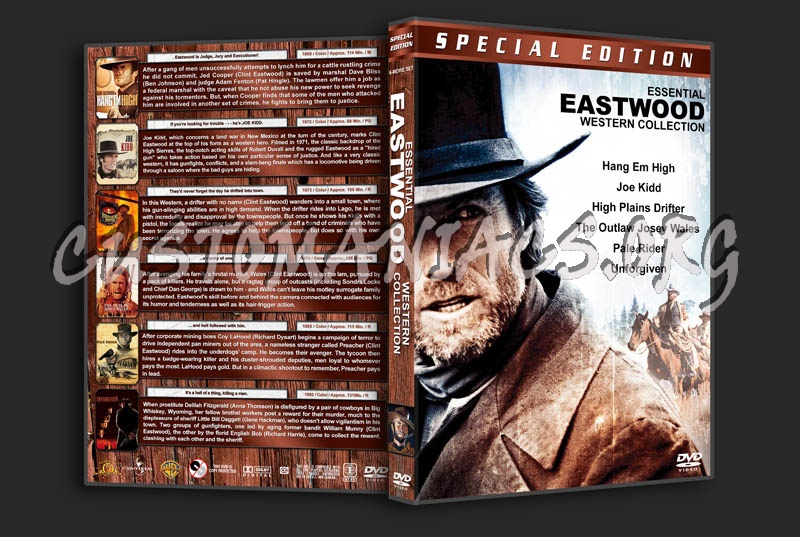 Essential Eastwood Western Collection dvd cover
