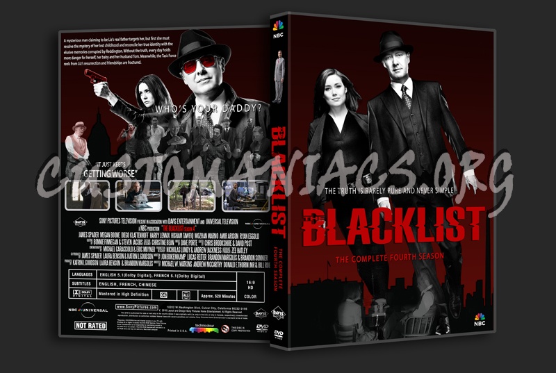 The Blacklist Season 4 dvd cover