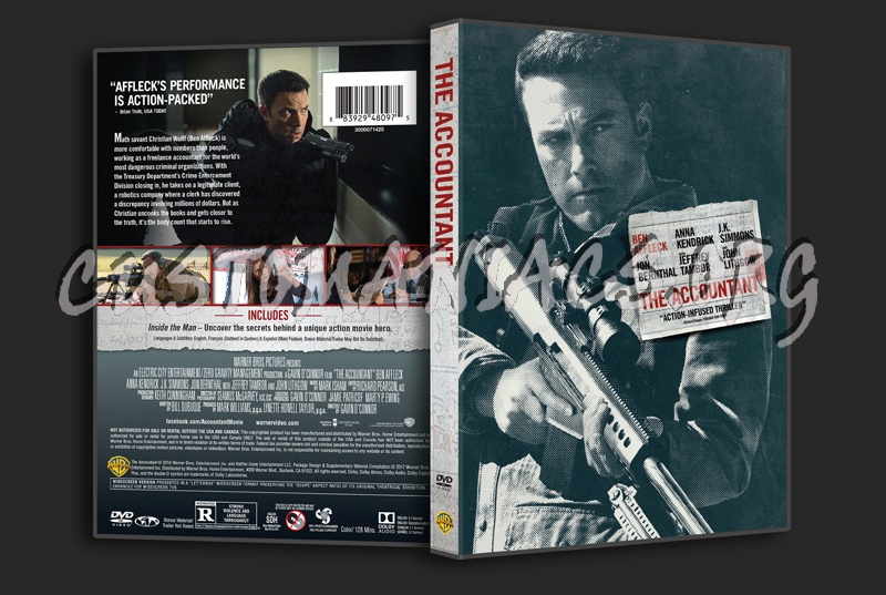 The Accountant dvd cover