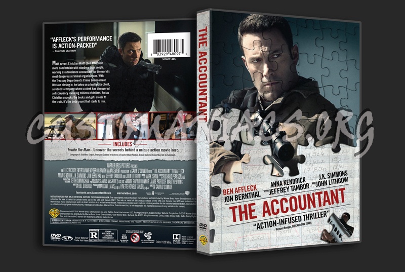 The Accountant dvd cover