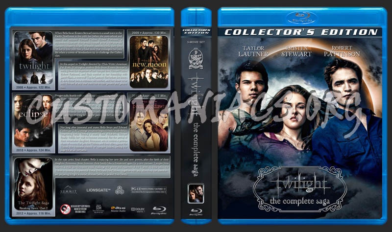 Twilight: The Complete Saga blu-ray cover