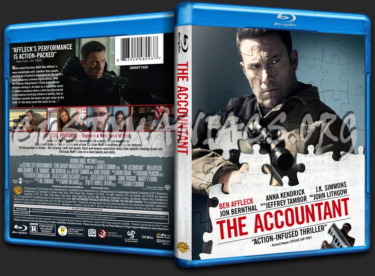 The Accountant blu-ray cover