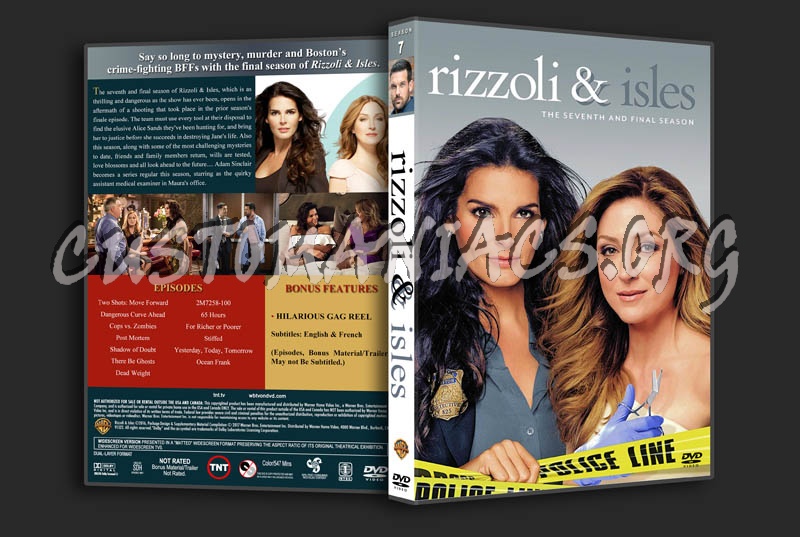 Rizzoli & Isles - Season 7 dvd cover