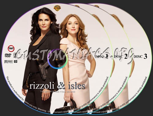 Rizzoli & Isles - Season 7 dvd label