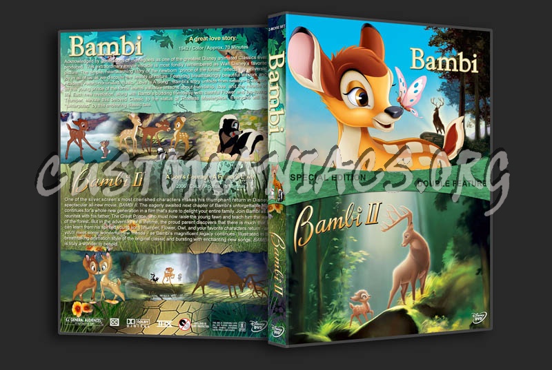 Bambi Double Feature dvd cover