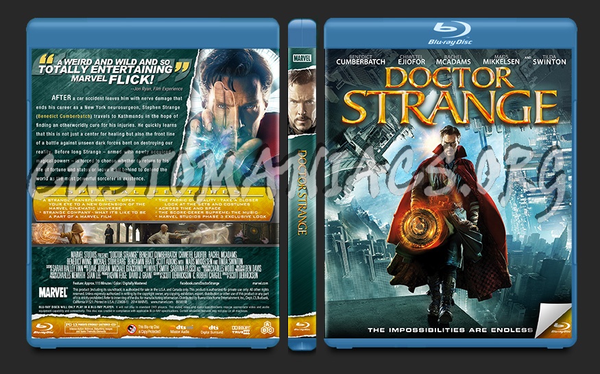 Doctor Strange blu-ray cover