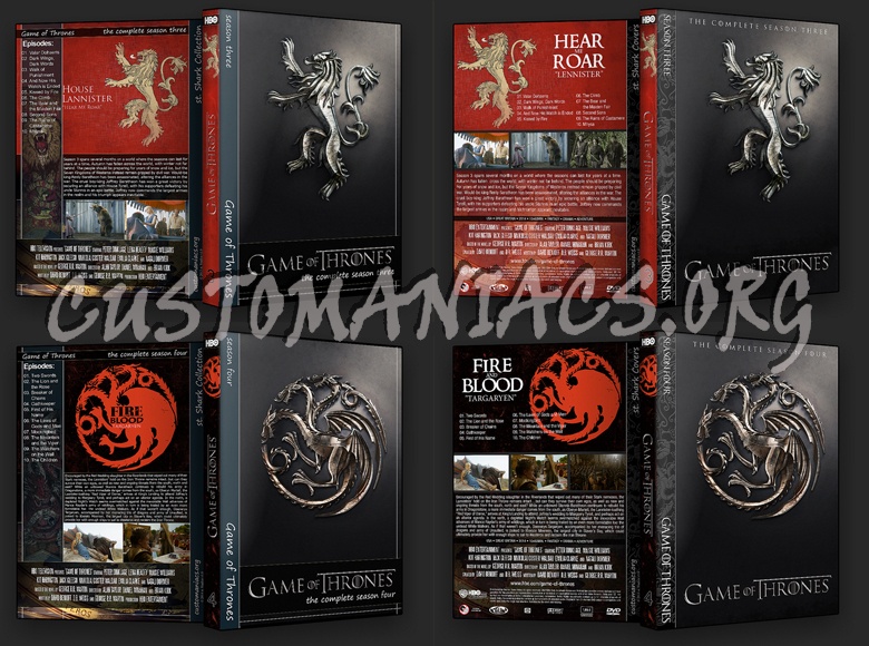 Game of Thrones Collection dvd cover