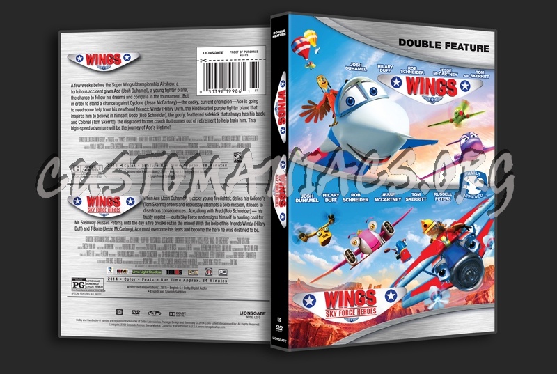 Wings Double Feature dvd cover