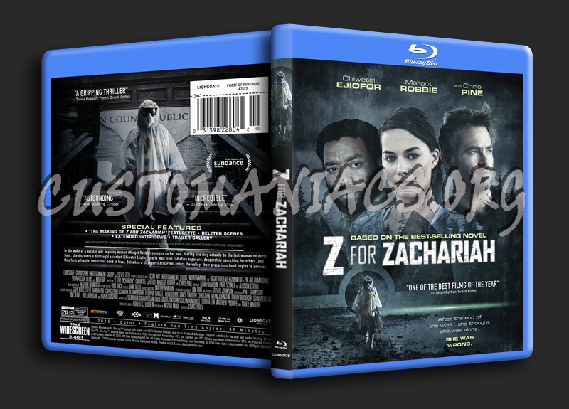 Z For Zachariah blu-ray cover
