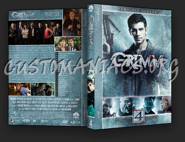 Grimm Season 4-6 dvd cover