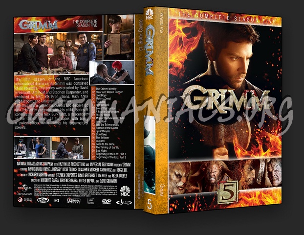 Grimm Season 4-6 dvd cover