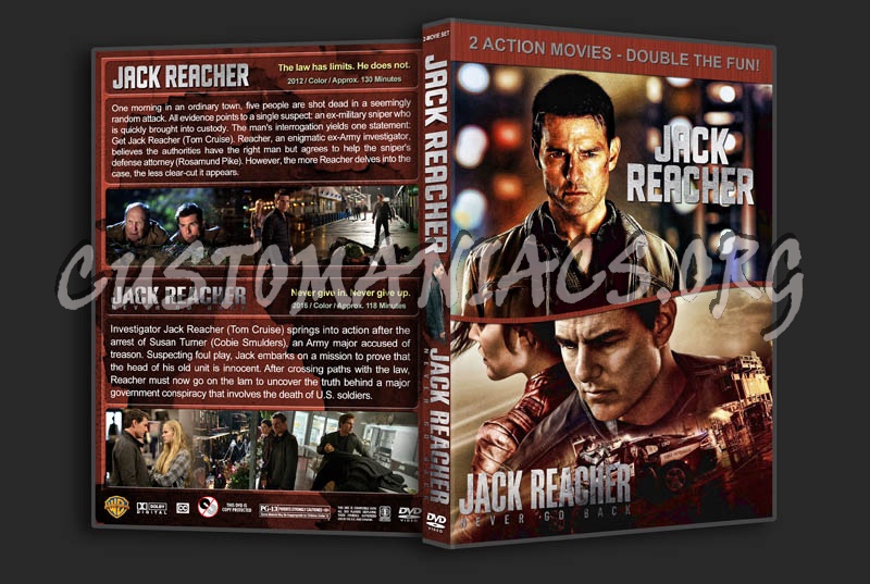 Jack Reacher Double Feature dvd cover