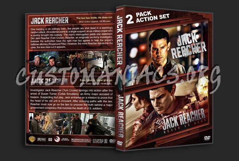 Jack Reacher Double Feature dvd cover