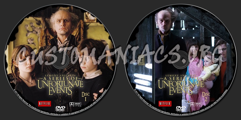 A Series of Unfortunate Events dvd label