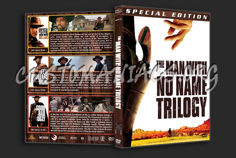 The Man With No Name Trilogy dvd cover