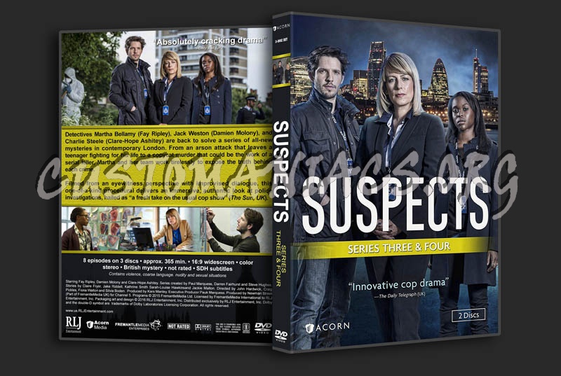 Suspects - Series 3&4 dvd cover