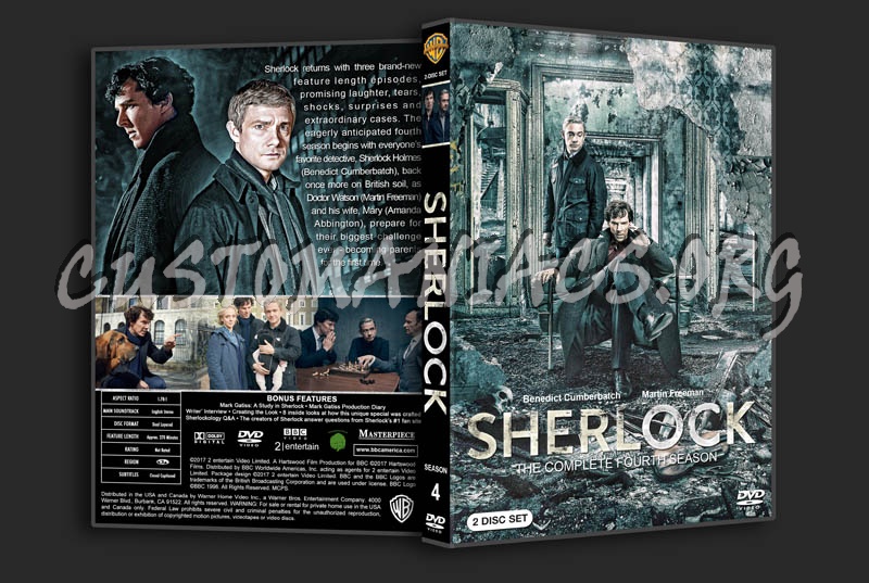 Sherlock - Season 4 dvd cover