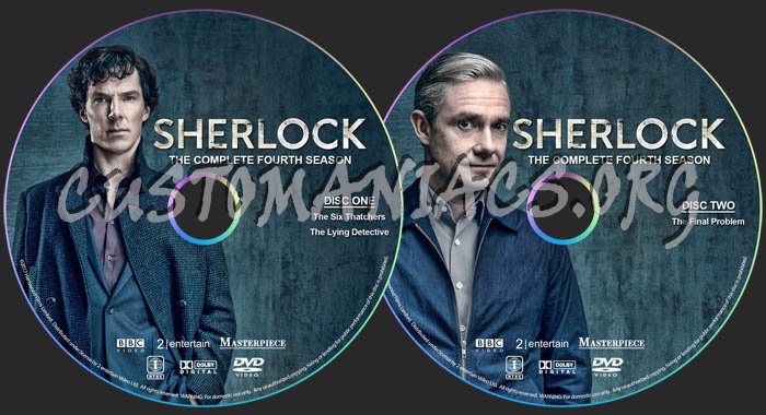 Sherlock - Season 4 dvd label