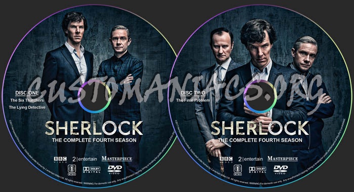 Sherlock - Season 4 dvd label