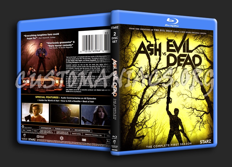 Ash vs Evil Dead Season 1 blu-ray cover
