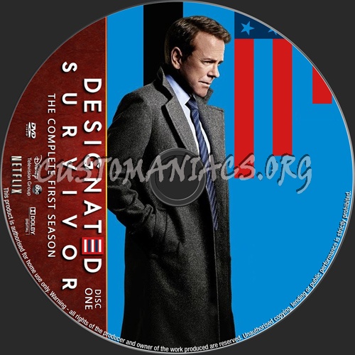 Designated Survivor Season 1 dvd label