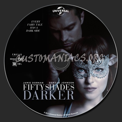 Fifty Shades Darker dvd label