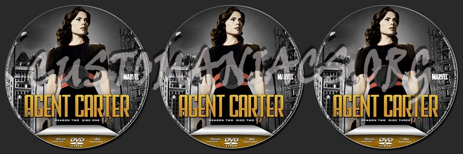 Agent Carter Season 2 dvd label