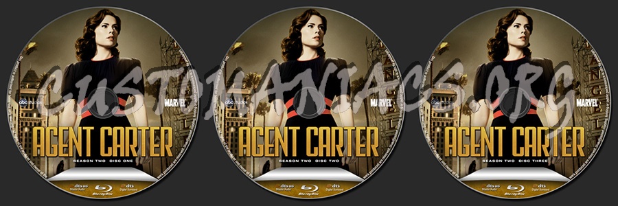 Agent Carter Season 2 blu-ray label