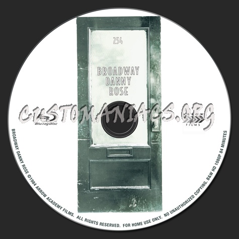 Broadway Danny Rose blu-ray label