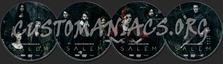 Salem Season 3 dvd label