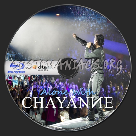 Alone With Chayanne blu-ray label