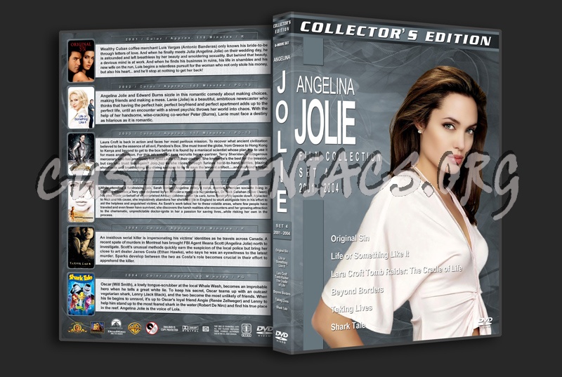Angelina Jolie Film Collection - Set 4 (2001-2004) dvd cover