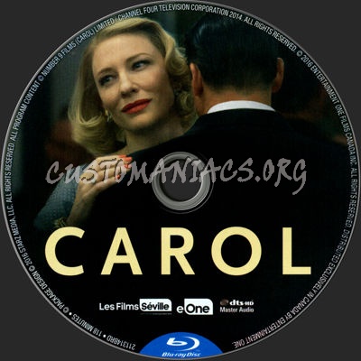 Carol blu-ray label