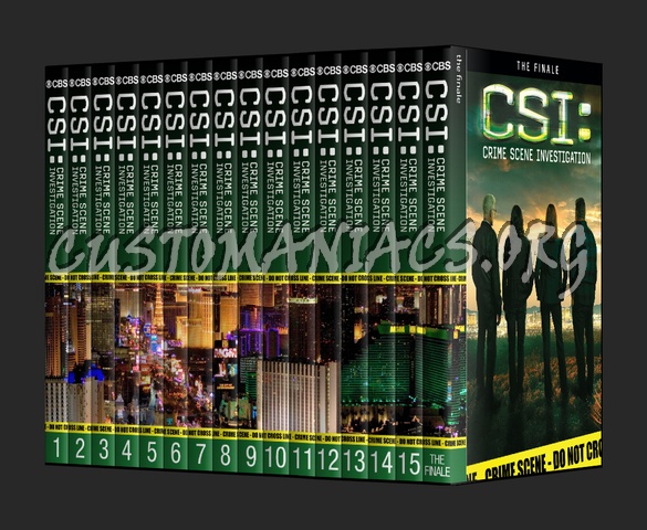 CSI: Crime Scene Investigation dvd cover