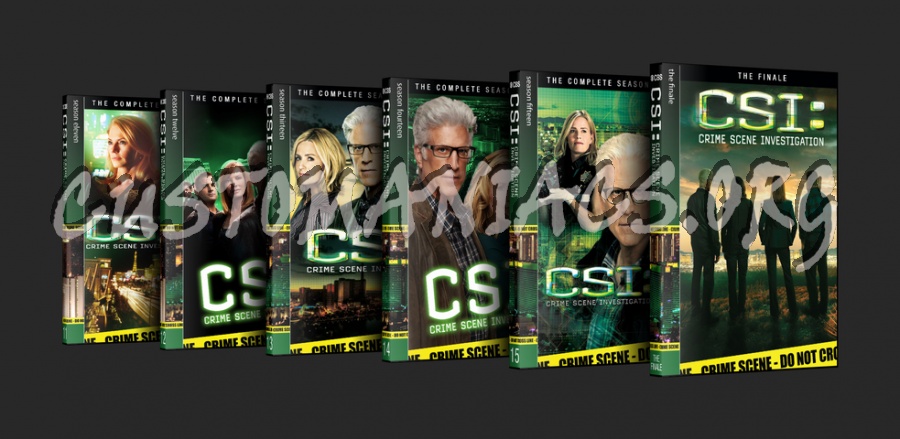 CSI: Crime Scene Investigation dvd cover