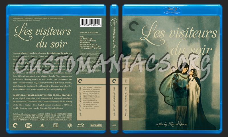 626 - Les Visiteurs Du Soir blu-ray cover