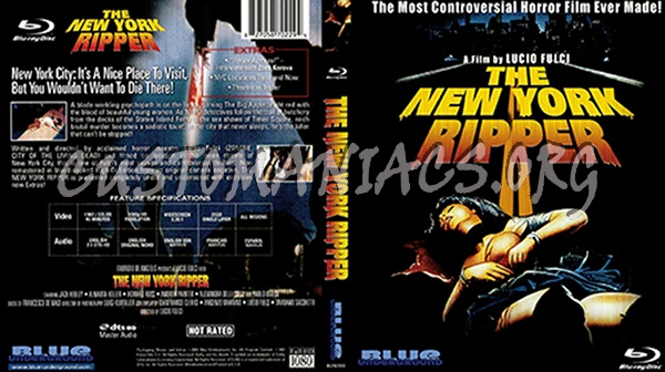 The New York Ripper blu-ray cover