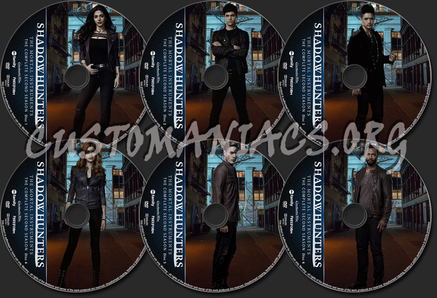 Shadowhunters Season 2 dvd label