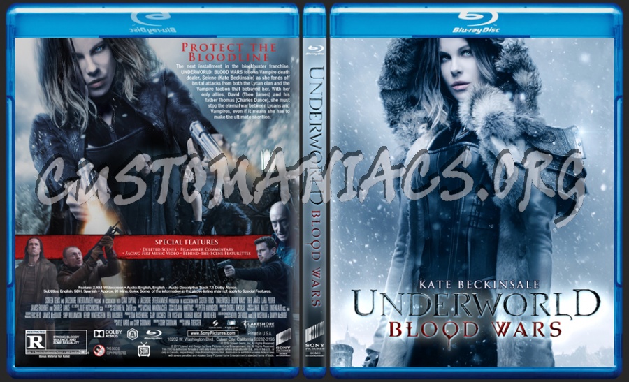 Underworld: Blood Wars dvd cover