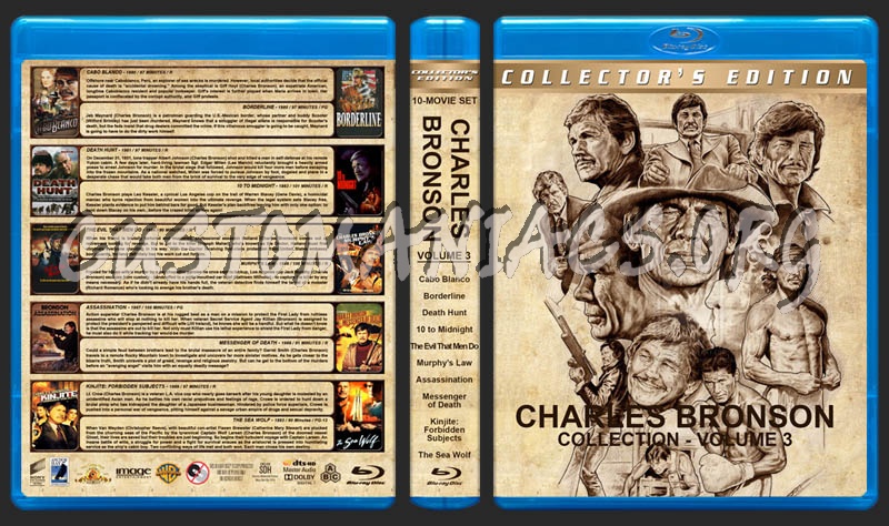 Charles Bronson Collection - Volume 3 blu-ray cover