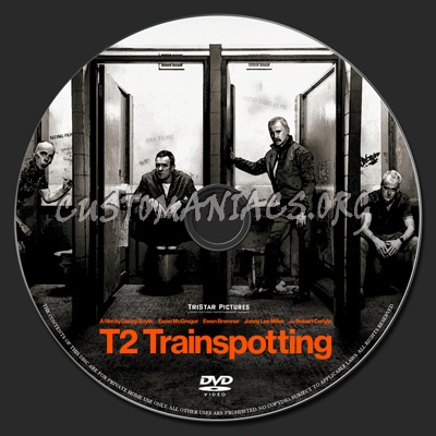 Trainspotting T2 dvd label