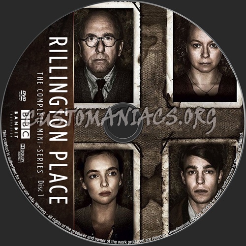 Rillington Place Mini-Series dvd label