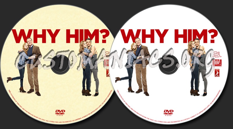 Why Him? dvd label