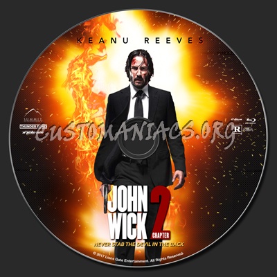 John Wick: Chapter 2 blu-ray label