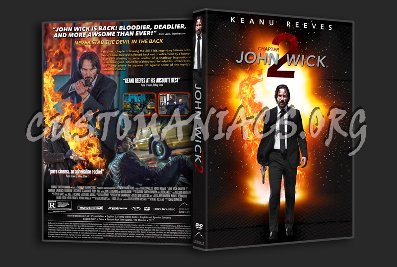 John Wick: Chapter 2 dvd cover