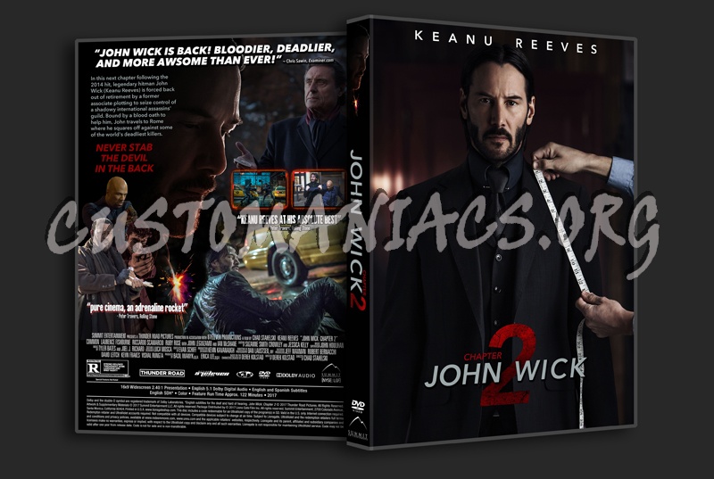 John Wick: Chapter 2 dvd cover