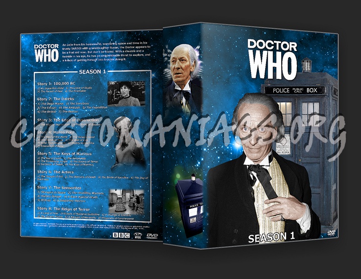 Doctor Who Spanning Spine dvd cover